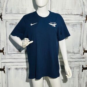 Nike Team USA Tokyo Japan MMXX 100% Cotton Size L Navy Eagle T Shirt